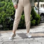 شلوار کتان مام فیت قد 95 (02040008)