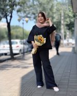 ست شومیز شلوار رویان (060499) - تصویر 6