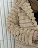 پالتو خز بانیمتا کلاه دار (051564) - تصویر 4