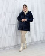 پالتو خز بانیمتا کلاه دار (051564) - تصویر 6