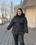 کاپشن کلاه دار شنل (070132) - تصویر 5