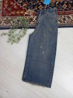 شلوار جین کراپ واید لگ زینا (02010370) - تصویر 26