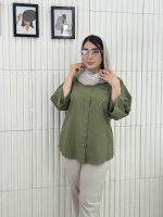 شومیز لینن miu miu (051942) - تصویر 5
