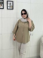 شومیز لینن miu miu (051942) - تصویر 8